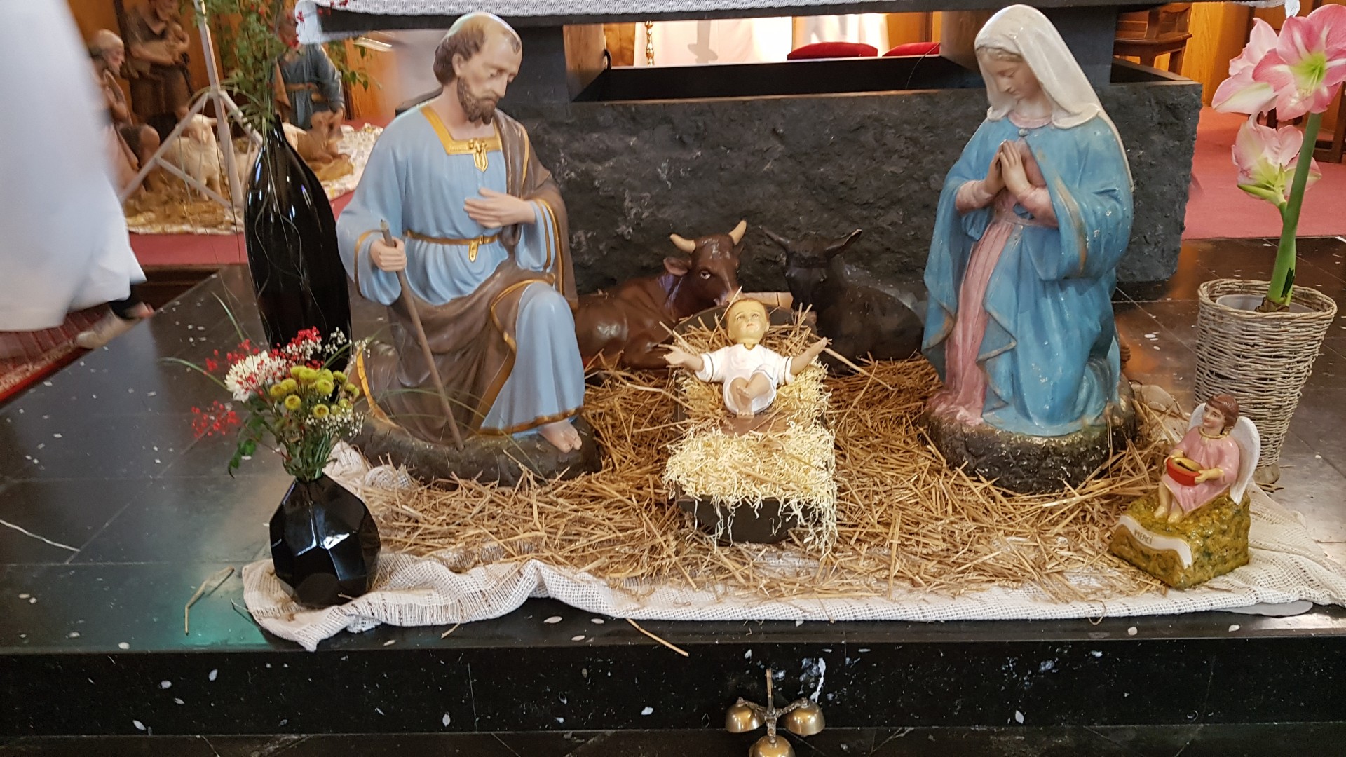 Marche à Santes du 26 janvier 2021 - crèche de l'église St Pierre (1)