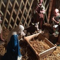 Marche à Illies du 15 décembre 2020 - crèche dans l'église