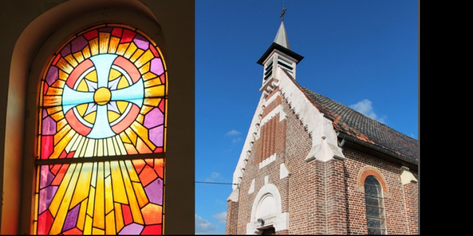 Marche à Erquinghem-Le-Sec le 1er décembre 2020 - Eglise St Vaast