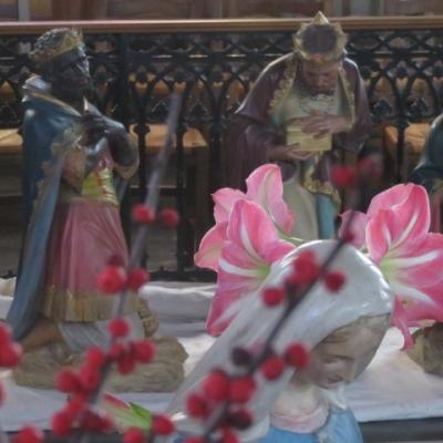 Marche à Santes du 26 janvier 2021 - crèche de l'église St Pierre (3)