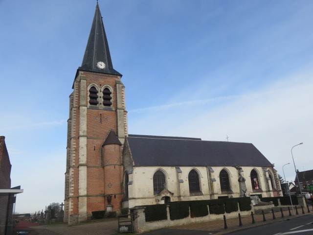 Marche à Santes du 26 janvier 2021 - Eglise St Pierre