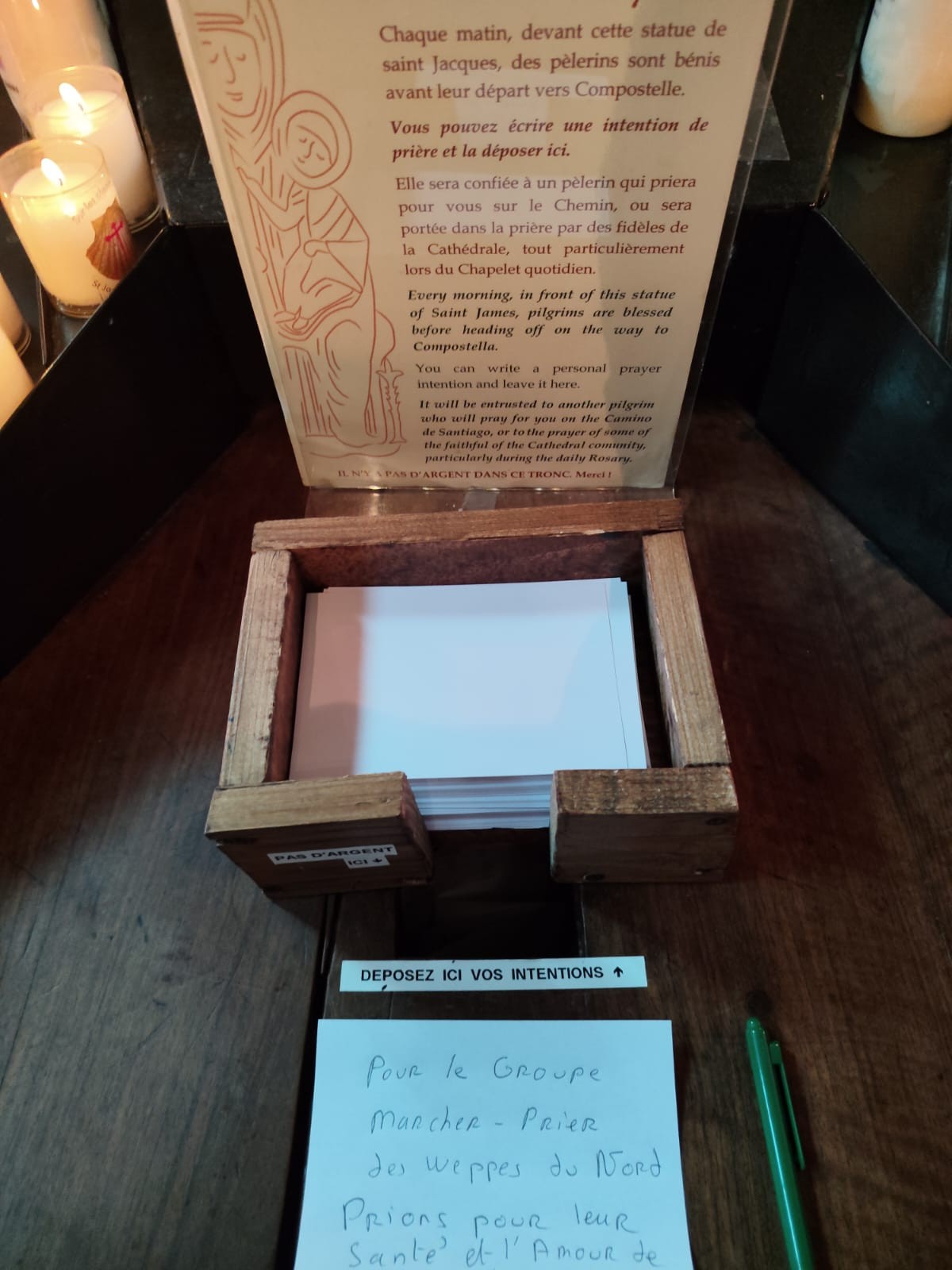 Intention de prière pour notre groupe (3/3)